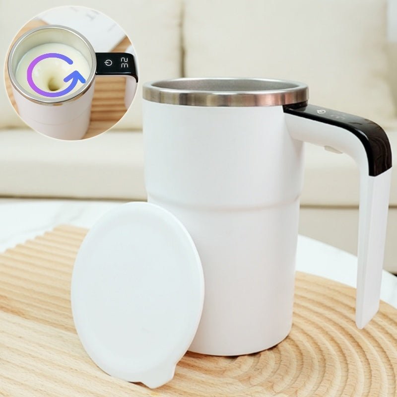 Electric Coffee Mug USB Rechargeable Automatic Magnetic Stirring Cup