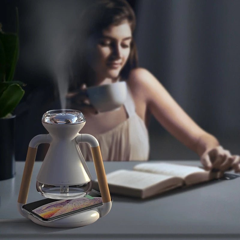 Humidifier USB Wireless Charging Desktop Ultrasonic Aroma Diffuser