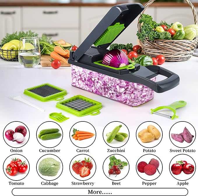 Vegetable Slicer Cutter Kit  طقم تقطيع الخضار